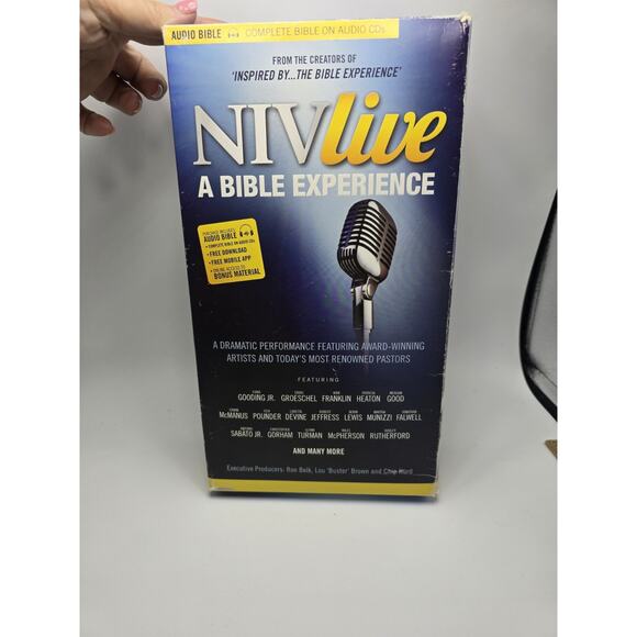 NIV Live A Bible Experience: Complete Bible On Audio CDs - Picture 1 of 4